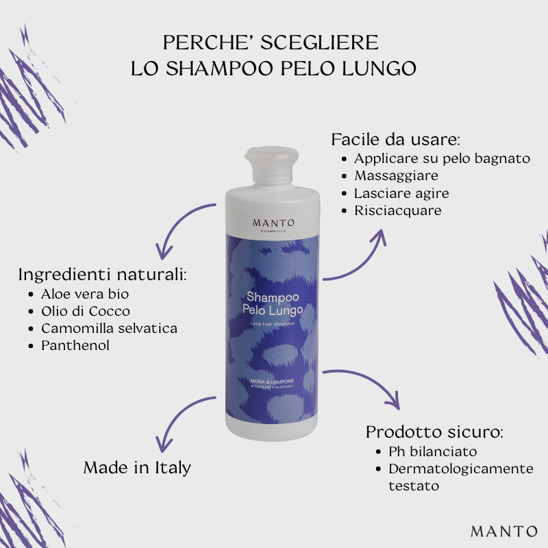 shampoo pelo lungo descrizione